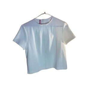 Spanx White, short sleeve, elevated casual, small petite SPANX BRAND